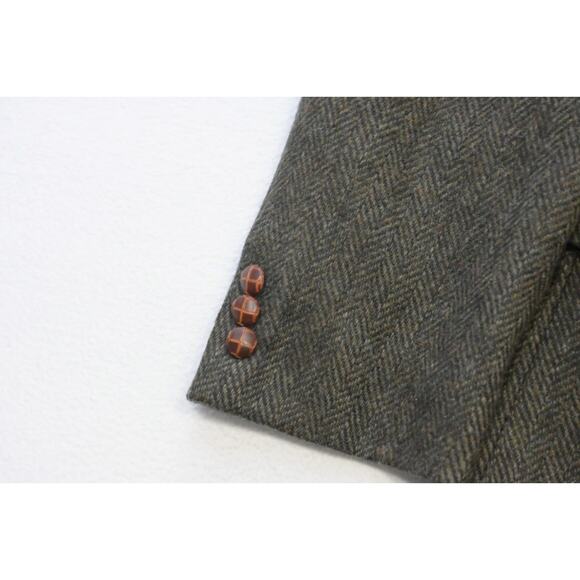 Christopher Hayes Tweed Wool Blazer Sports Jacket Lined Mens Sz 40 R - Picture 7 of 11
